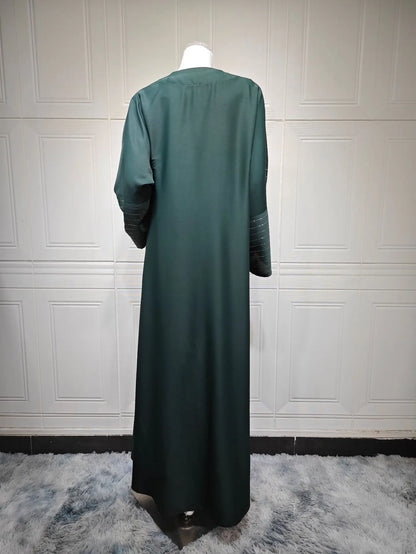 Abaya Diamantée — Modèle Nour