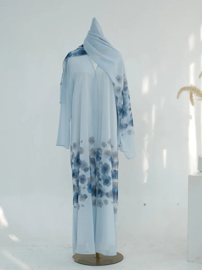 Kimono Imprimé Mousseline — Modèle Naya