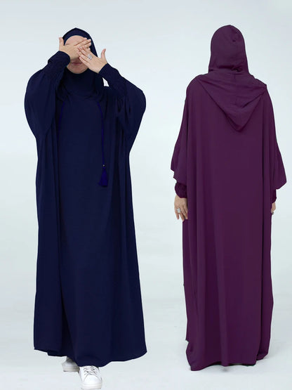 Salaya — Jilbab de Prière avec Voile Intégré