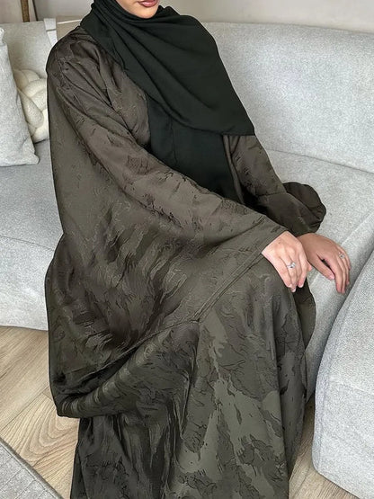 Abaya Manches Chauve-Souris — Robe Longue Modeste Dubai & Orient