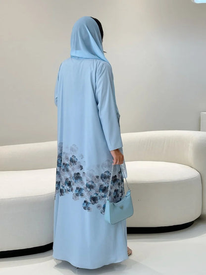 Kimono Imprimé Mousseline — Modèle Naya
