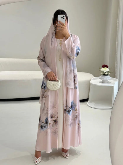 Kimono Imprimé Mousseline — Modèle Naya