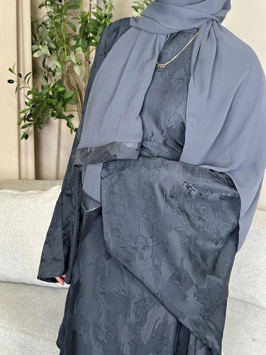 Abaya Manches Chauve-Souris — Robe Longue Modeste Dubai & Orient