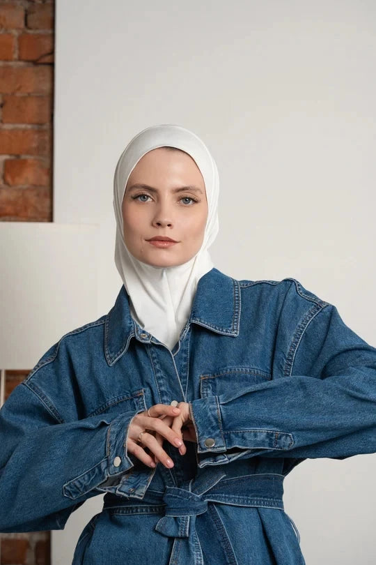 Hijab Intérieur Innovant avec Zip — Confort & Maintien Parfait