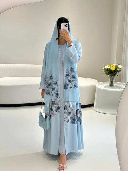 Kimono Imprimé Mousseline — Modèle Naya