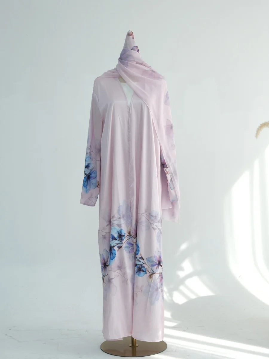 Kimono Imprimé Mousseline — Modèle Naya