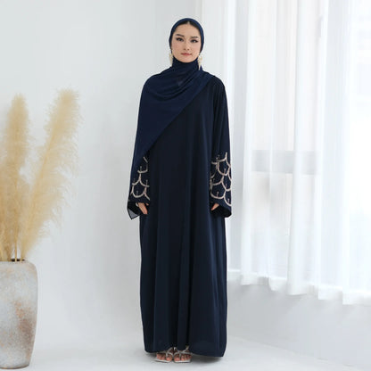 Abaya Brodée — Modèle Hana